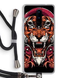 Tiger and Rattlesnakes: OnePlus 8 Transparant Hoesje met koord