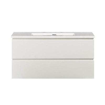 Onderkast badkamermeubel Tieme hoogglans wit 100x50x48cm