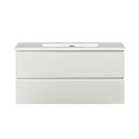 Onderkast badkamermeubel Tieme hoogglans wit 100x50x48cm