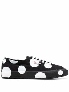 Superga baskets à pois - Blanc