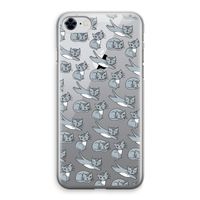 Poezen: iPhone 8 Transparant Hoesje