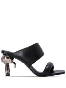 Karl Lagerfeld mules à talon Ikon - Noir