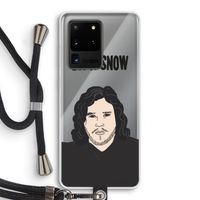 Let It Snow: Samsung Galaxy S20 Ultra Transparant Hoesje met koord