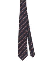 ETRO geometric-pattern silk tie - Bleu - thumbnail