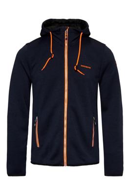 Nordberg Edwin Polar Dames Fleece Navy Melange 4XL