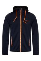 Nordberg Edwin Polar Dames Fleece Navy Melange 3XL