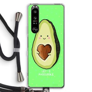 Avocuddle: Sony Xperia 1 III Transparant Hoesje met koord