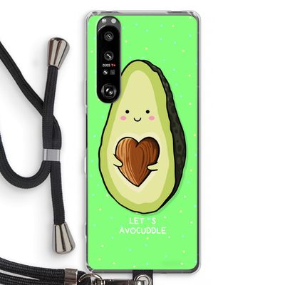Avocuddle: Sony Xperia 1 III Transparant Hoesje met koord