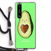 Avocuddle: Sony Xperia 1 III Transparant Hoesje met koord