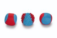 Beeztees splashbal blauw/rood hondenspeelgoed Beeztees splashbal blauw/rood hondenspeelgoed