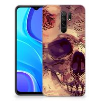 Silicone Back Case Xiaomi Redmi 9 Skullhead