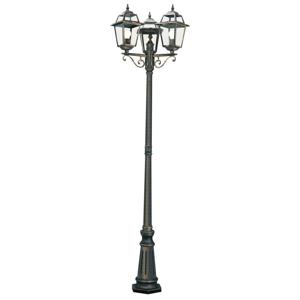 Searchlight Klassieke buitenlantaarnNew Orleans 3-lichts bronsbruin - 1528-3