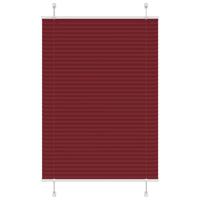 Pliss rolgordijn 95x100 cm stofbreedte 94,4 cm bordeauxrood