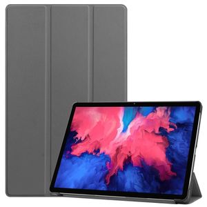 3-Vouw sleepcover hoes - Lenovo Tab P11 / P11 Plus - Grijs