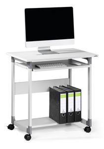 Durable Computertrolley Met wieltjes, In hoogte verstelbaar Hoogte: 550 tot 630 mm (l x b) 534 mm x 750 mm Grijs SYSTEM 75 FH 379610