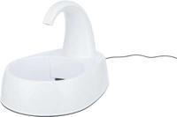 TRIXIE DRINKFONTEIN CURVED STREAM KUNSTSTOF WIT