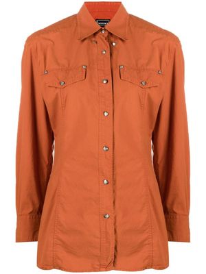 Versace Pre-Owned chemise Medusa boutonnée - Orange