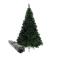 Kunst kerstboom/kunstboom - 120 cm - in opbergzak - groen - thumbnail