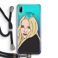 Mary Kate: Huawei P Smart (2019) Transparant Hoesje met koord