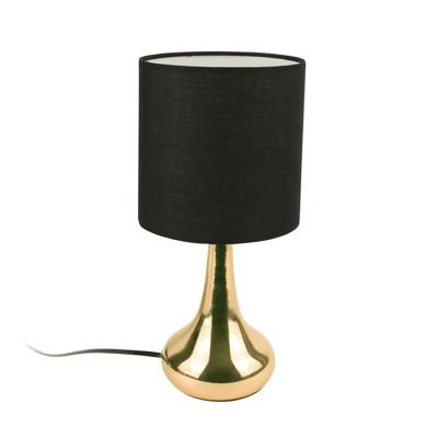 Tafellamp Elegance - kunststof - goud - touch bediening - D15 x H33 cm - binnen