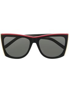 Saint Laurent Eyewear lunettes de soleil Paloma à monture rectangulaire - Noir