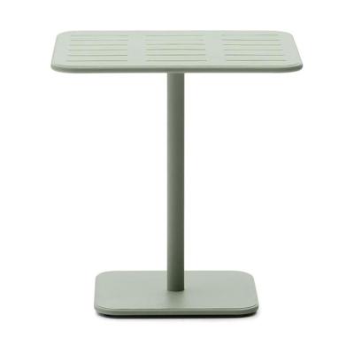 Kave Home Brai tuintafel 70x70 cm gegalvaniseerd Turquoise