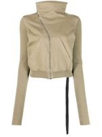 Rick Owens DRKSHDW cardigan à fermeture zippée - Vert