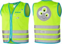 WOWOW Refl.child.vest crazy monster l green WOWOW Refl.child.vest crazy monster l green