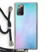 mist pastel: Samsung Galaxy Note 20 / Note 20 5G Transparant Hoesje met koord