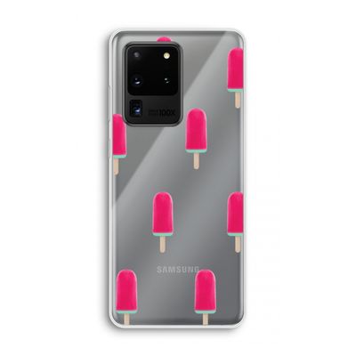 Waterijsje: Samsung Galaxy S20 Ultra Transparant Hoesje