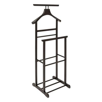 Kledingrek Dressboy XXL - Colbert/kleding hanger stellage - staand - hout - zwart - 47 x 35 x 103 cm
