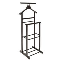 Kledingrek Dressboy XXL - Colbert/kleding hanger stellage - staand - hout - zwart - 47 x 35 x 103 cm
