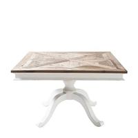 Rivièra Maison - Vierkante Tafel in Hergebruikt Hout, Bruin, 130x130 cm