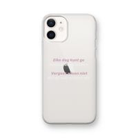 gij zijt ook iemand: iPhone 12 mini Transparant Hoesje