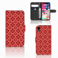 Apple iPhone Xr Telefoon Hoesje Batik Rood