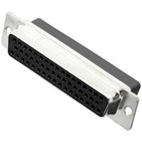 encitech DBC50-SS 2101-0190-15 D-sub female connector 180 ° Aantal polen: 50 Crimpen 1 stuk(s) Tray - thumbnail