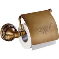 RetroRoll Zwart Antiek Toiletpapierhouder - Smeedijzeren Look met Sierlijke Gravure RetroRoll Zwart Antiek Toiletpapierhouder - Smeedijzeren Look met Sierlijke Gravure