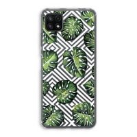 Geometrische jungle: Samsung Galaxy A22 5G Transparant Hoesje