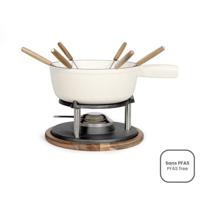 Traditionele fondueset - LIVOO - MEN426C - 2,6L - 6 personen - Geëmailleerd gietijzer - 6 vorken - Fonduepan geschikt voor alle warmtebronnen