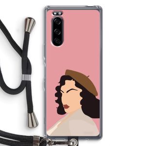 Confidence: Sony Xperia 5 Transparant Hoesje met koord