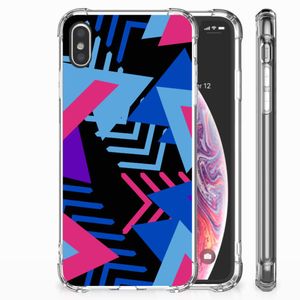 Apple iPhone Xs Max Shockproof Case Funky Triangle