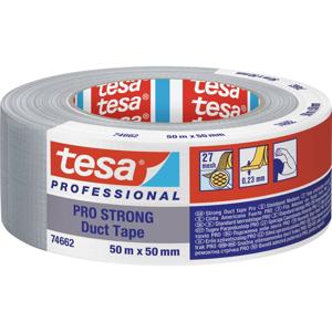 tesa Duct Tape Pro-Strong 66462-00003-00 Reparatietape Grijs (l x b) 50 m x 50 mm 1 stuk(s)