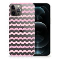 iPhone 12 Pro Max | TPU bumper | Waves Roze