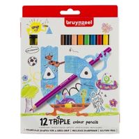 Bruynzeel Kids Kleurpotloden Triple 12st