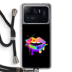 Lip Palette: Xiaomi Mi 11 Ultra Transparant Hoesje met koord
