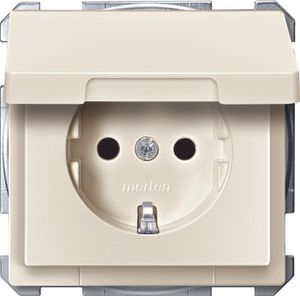 Merten stopcontact enkel creme mat 2311-0444