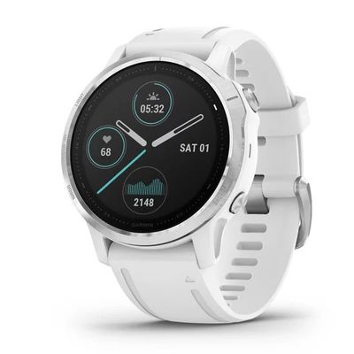 fenix 6S - wit met witte polsband Smartwatch