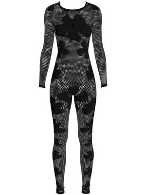 Maccapani body à motif monogrammé - Noir