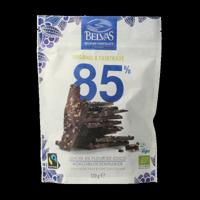 Belvas Thins dark 85% met kokosbloesemsuiker bio 120 Gram
