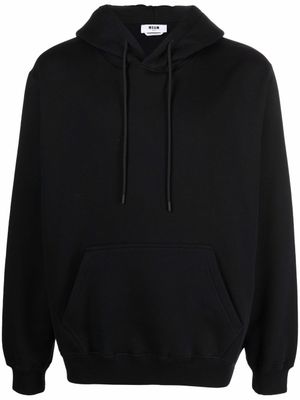 MSGM hoodie à logo imprimé - Noir